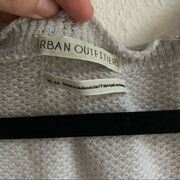Urban outfitters light grey waffle cardigan - Picture 4 of 8